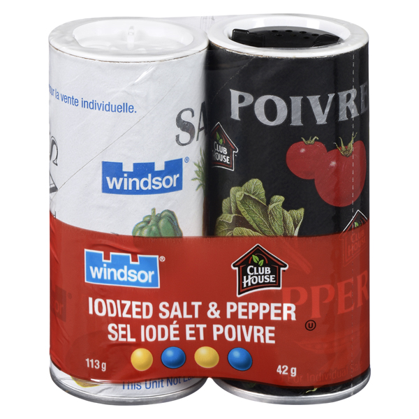 WINDSOR & CLUBHOUSE SALT & PEPPER SHAKERS