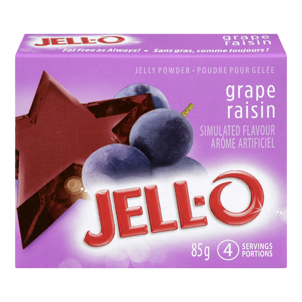 JELLO JELLY POWDER GRAPE