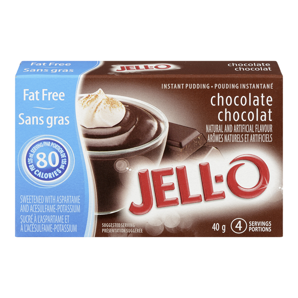JELLO INSTANT PUDDING F/F CHOCOLATE