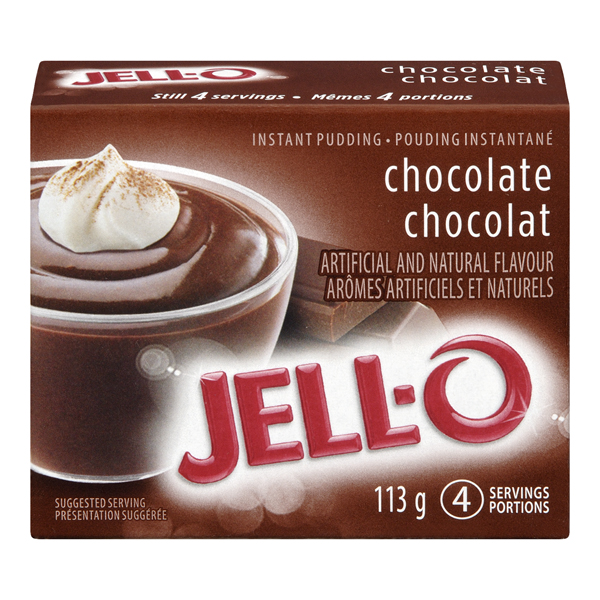 JELLO INSTANT PUDDING CHOCOLATE