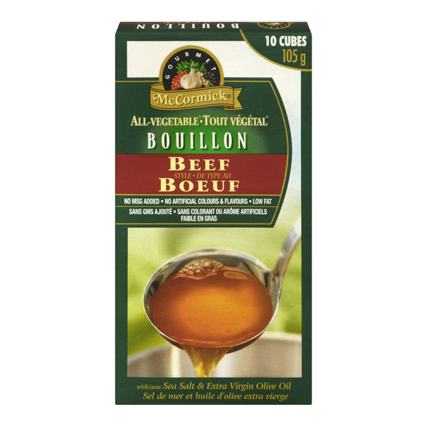 MCCORMICK LOW FAT BOUILLON BEEF