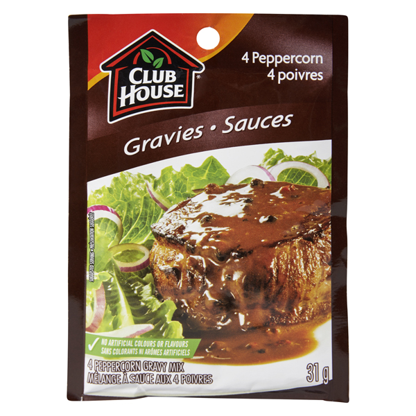 CLUB HOUSE GRAVY MIX 4 PEPPERCORN