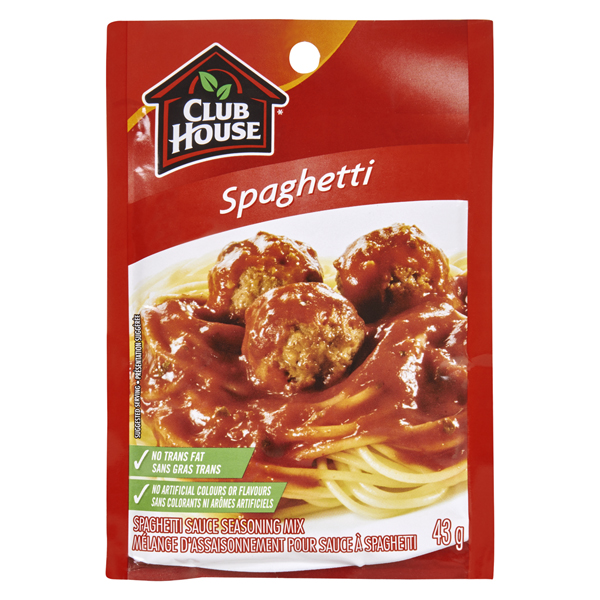 CLUB HOUSE SPAGHETTI SAUCE SEASONING MIX