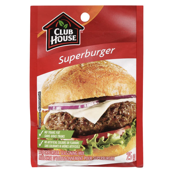 CLUB HOUSE SUPERBURGER SEASONING MIX