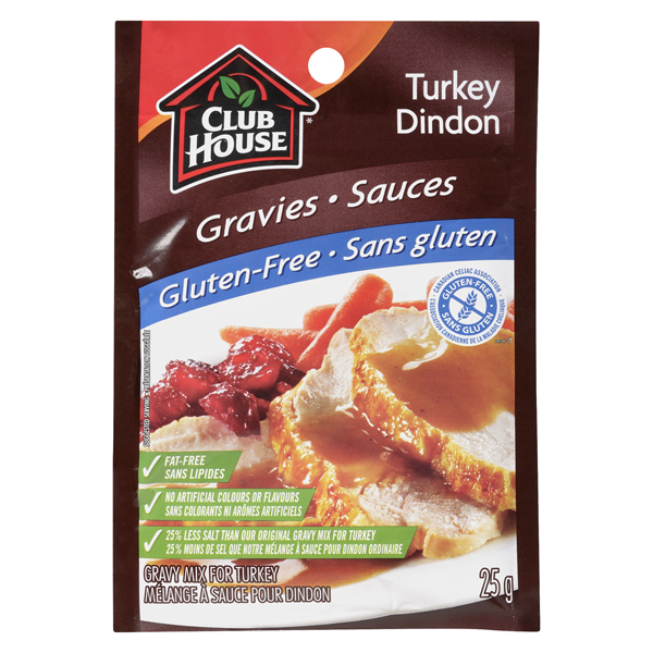 CLUB HOUSE GRAVY MIX GLUTEN FREE TURKEY