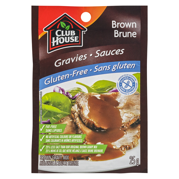 CLUB HOUSE GRAVY MIX GLUTEN FREE BROWN