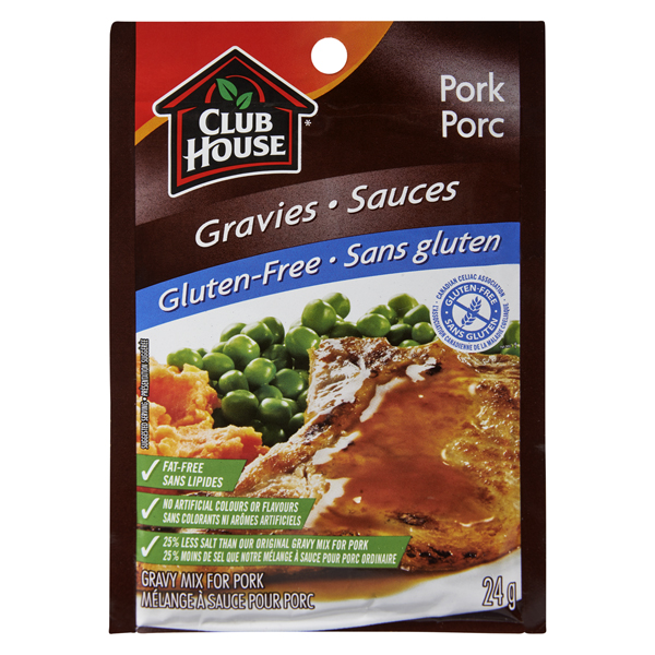 CLUB HOUSE GRAVY MIX GLUTEN FREE PORK