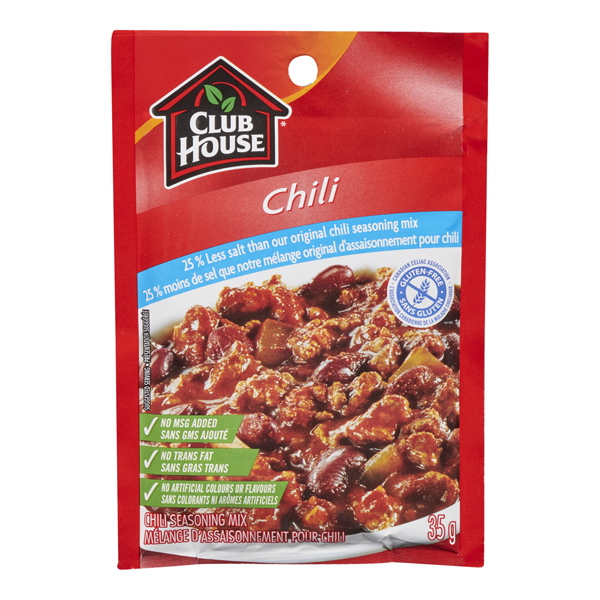 CLUB HOUSE GLUTEN FREE CHILI SEASONING MIX