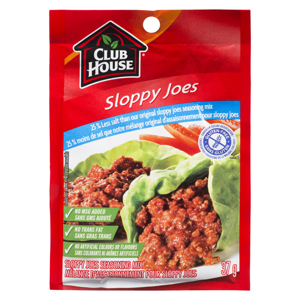 CLUB HOUSE GLUTEN FREE SLOPPY JOE SEASONING MIX