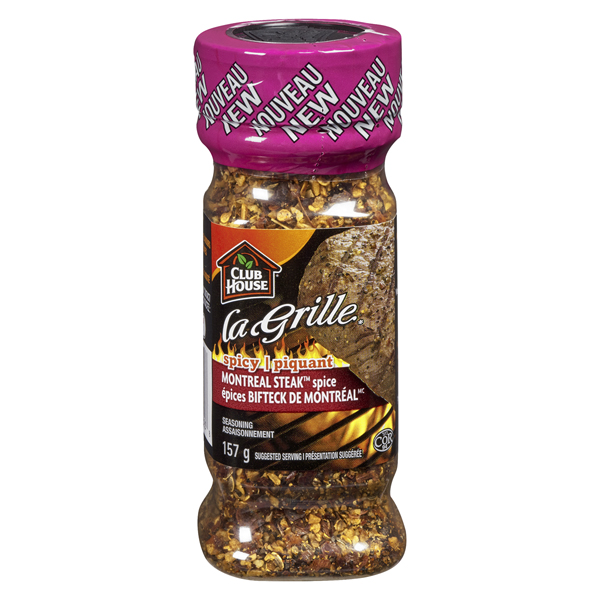 CLUB HOUSE LA GRILLE SPICY MONTREAL STEAK SPICE