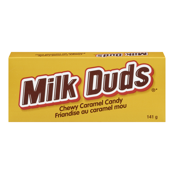 HERSHEY'S MILK DUDS CHEWY CARAMEL CANDY