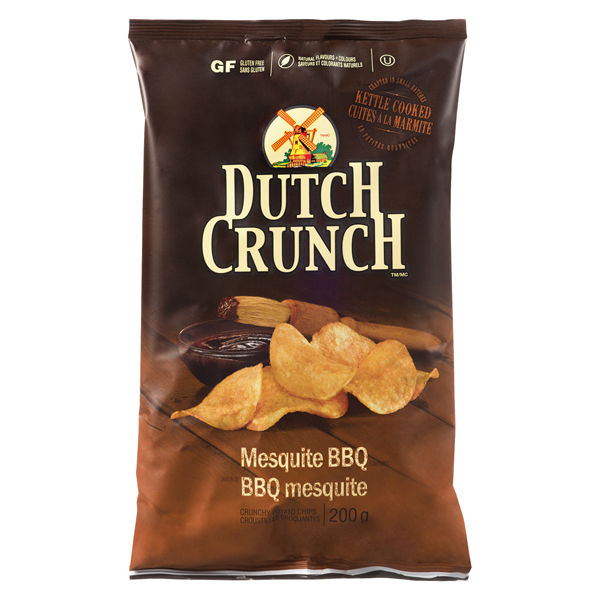 OLD DUTCH DUTCH CRUNCH CHIPS MESQUITE BBQ