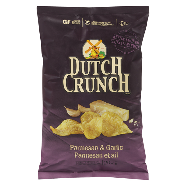 OLD DUTCH DUTCH CRUNCH CHIPS PARMESAN GARLIC