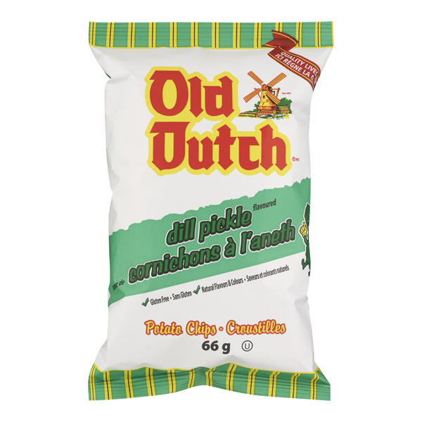 OLD DUTCH CHIPS DILL PICKLE