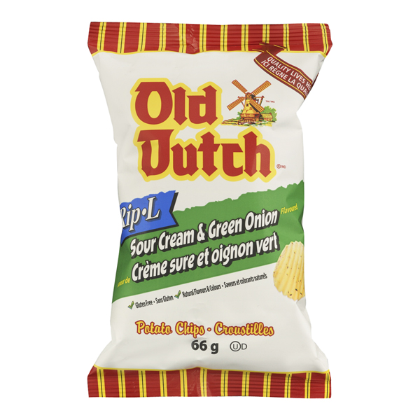 OLD DUTCH CHIPS SOUR CREAM AND ONION