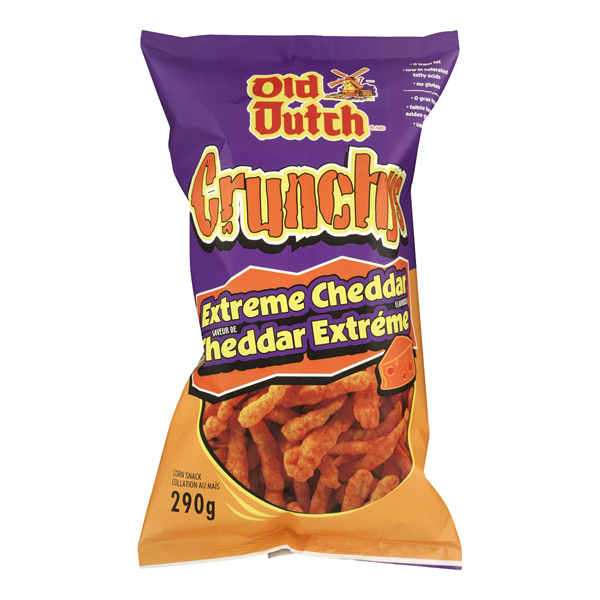 OLD DUTCH CRUNCHYS EXTREME CHEDDAR