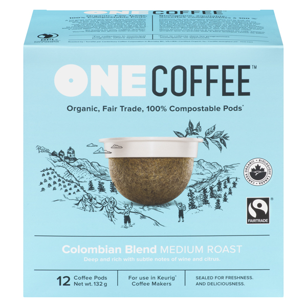 ONECOFFEE ORGANIC COLOMBIAN COFFEE PODS