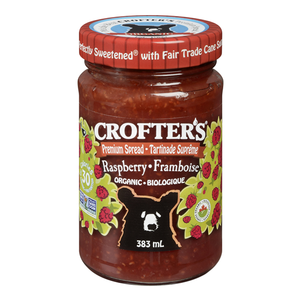 CROFTERS ORGANIC RASPBERRY SUPERFRUIT SPREAD