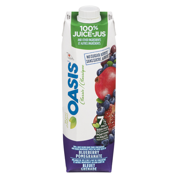 OASIS BLUEBERRY POMEGRANATE JUICE