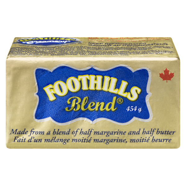 FOOTHILLS CREAMERY 50/50 BUTTER MARGARINE