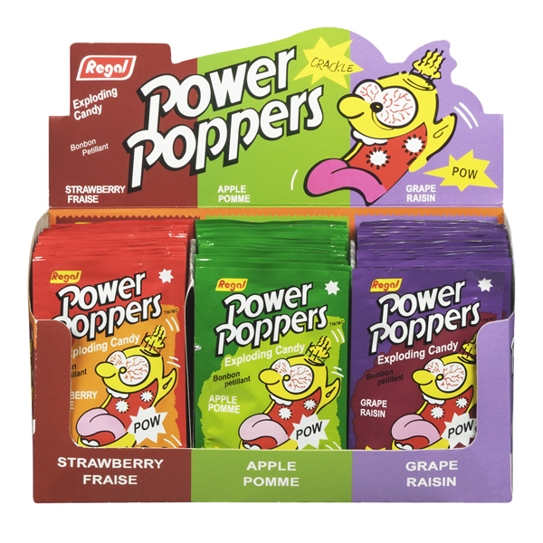 REGAL POWER POPPERS APPLE POPPING CANDY