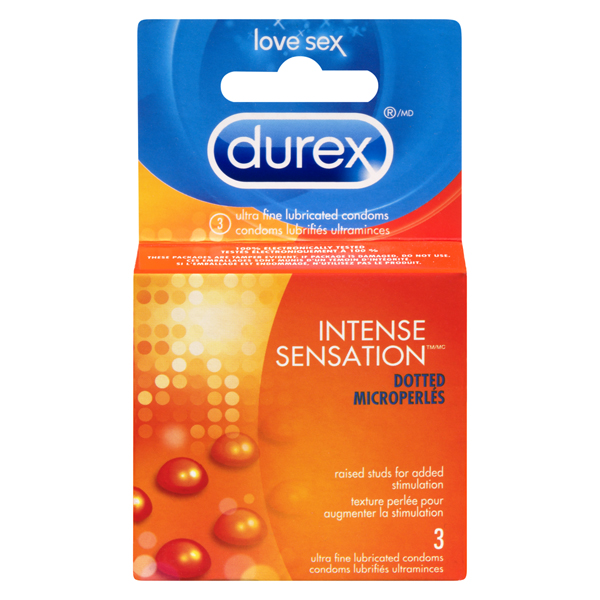 DUREX INTENSE SENSITIVE LUBRICATED CONDOMS