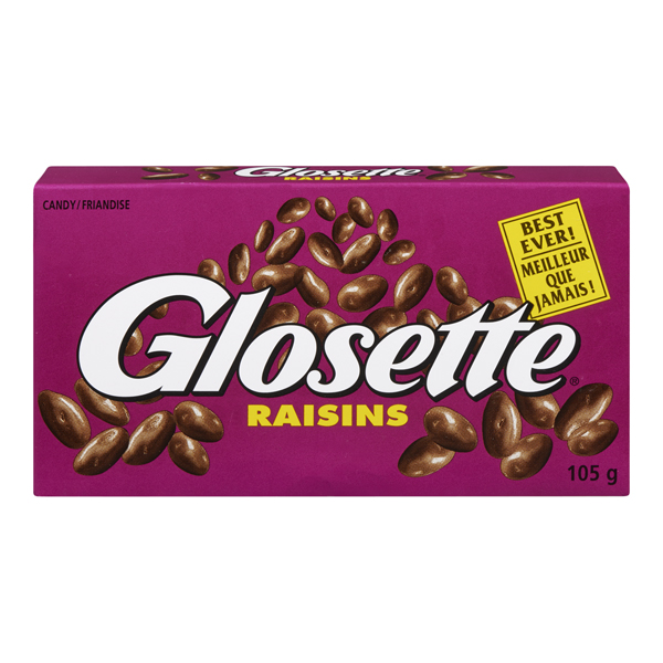 HERSHEY GLOSETTE RAISINS CANDY