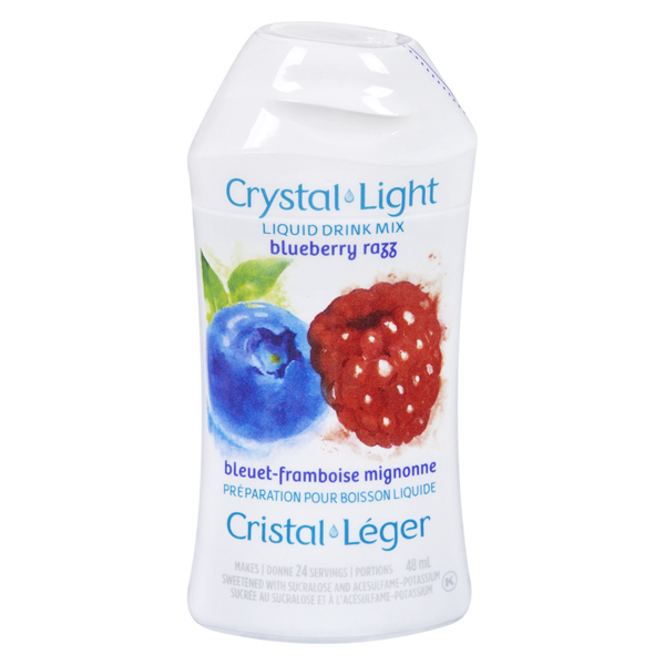 CRYSTAL LIGHT BLUEBERRY RAZZ LIQUID DRINK MIX