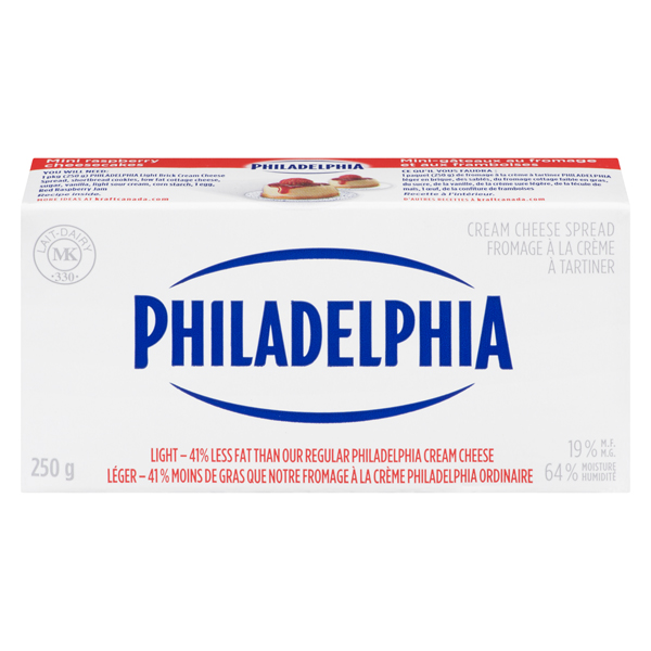 PHILADELPHIA CREAM CHEESE BRICK LIGHT