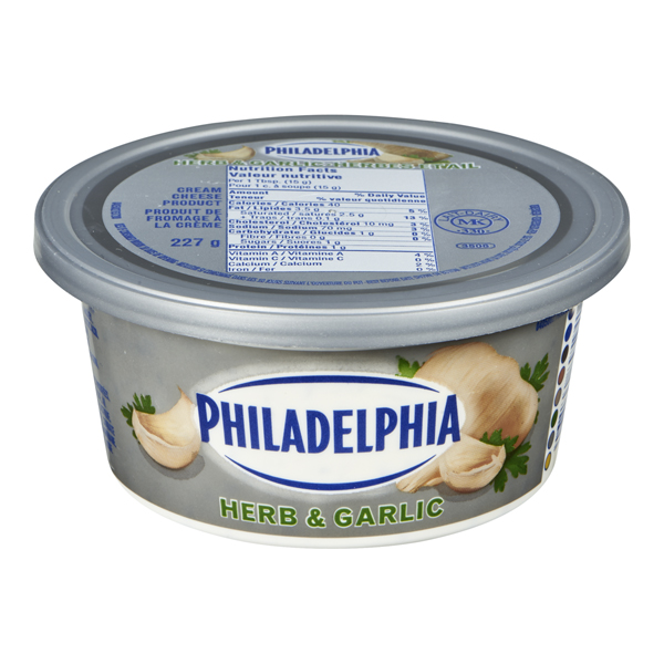 PHILADELPHIA CREAM CHEESE HERB & GARLIC