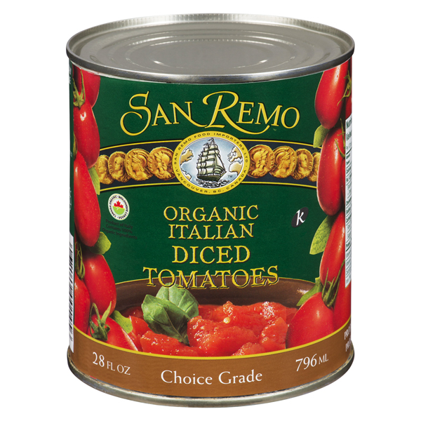 SAN REMO ORGANIC ITALIAN DICED TOMATOES
