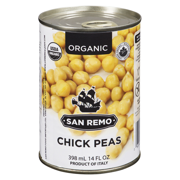 SAN REMO ORGANIC CHICK PEAS