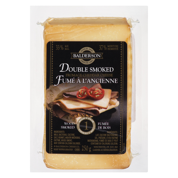 BALDERSON DOUBLE SMOKED CHEDDAR 1 YEAR