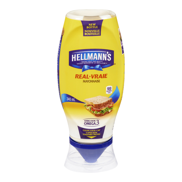 HELLMANN'S MAYONNAISE W/ CLEAN LOCK CAP