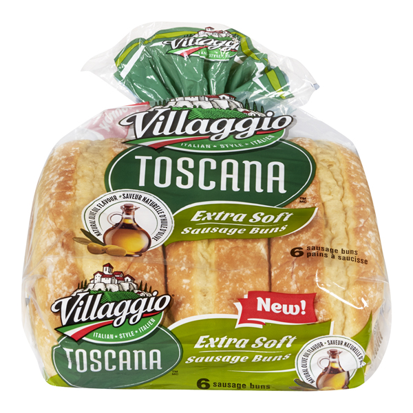 DEMPSTER'S VILLAGGIO TOSCANA EXTRA SOFT SAUSAGE BUNS