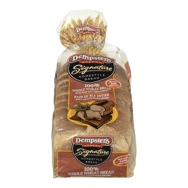 DEMPSTER'S SIGNATURE 100% WHOLE WHEAT BREAD