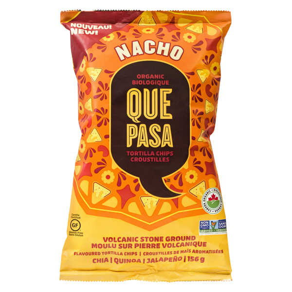 QUE PASA ORGANIC NACHO THIN AND CRISPY TORTILLA CHIPS