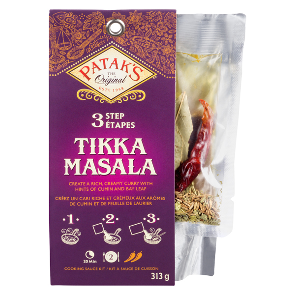 PATAKS 3 STEP TIKKA MASALA COOKING SAUCE KIT