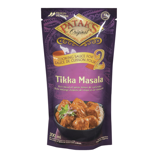 PATAKS COOKING SAUCE FOR 2 TIKKA MASALA MEDIUM