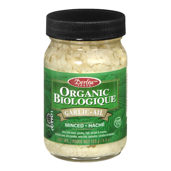 DERLEA ORGANIC MINCED GARLIC