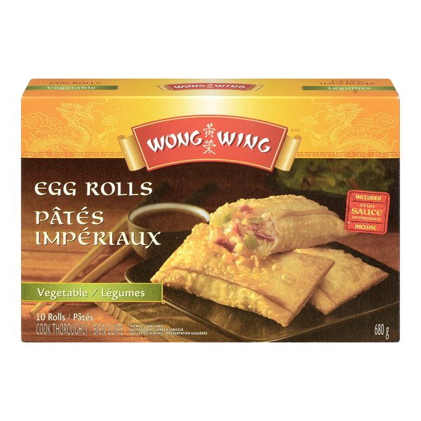 WONG WING EGG ROLLS VEGETABLE