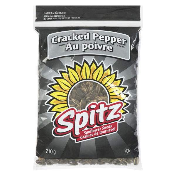 SPITZ SUNFLOWER SEEDS CRACKED PEPPER