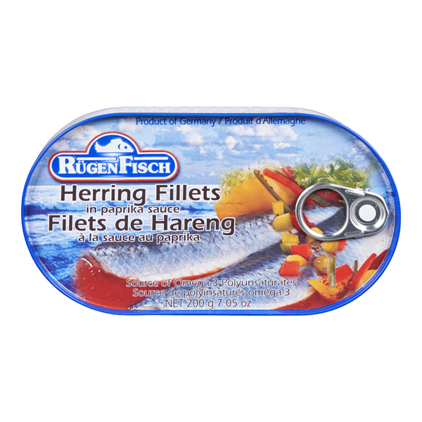 RUGEN FISCH HERRING FILLETS IN PAPRIKA SAUCE