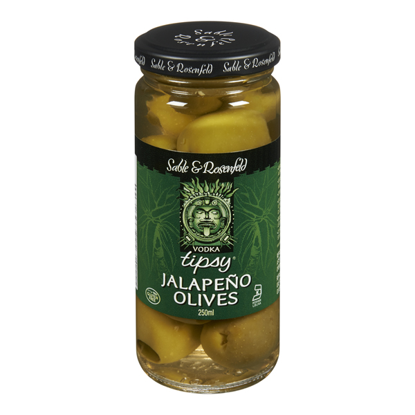SABLE & ROSENFELD TIPSY JALAPENO OLIVES