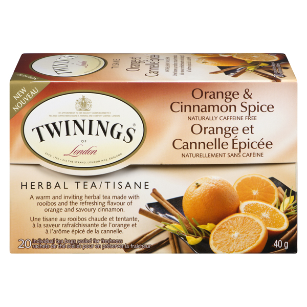 TWININGS TEA ORANGE & CINNAMON SPICE