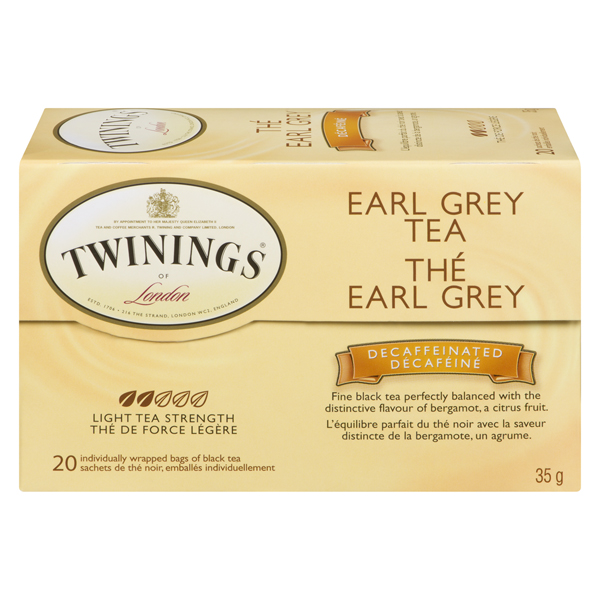TWININGS TEA EARL GREY DECAF