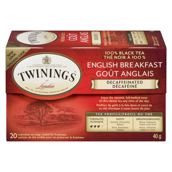 TWININGS TEA ENGLISH BREAKFAST DECAF