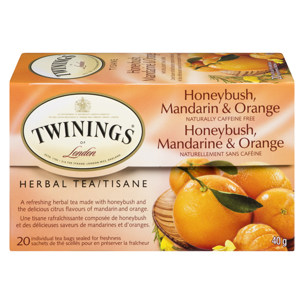 TWININGS TEA HONEYBUSH MANDARINA AND ORANGE