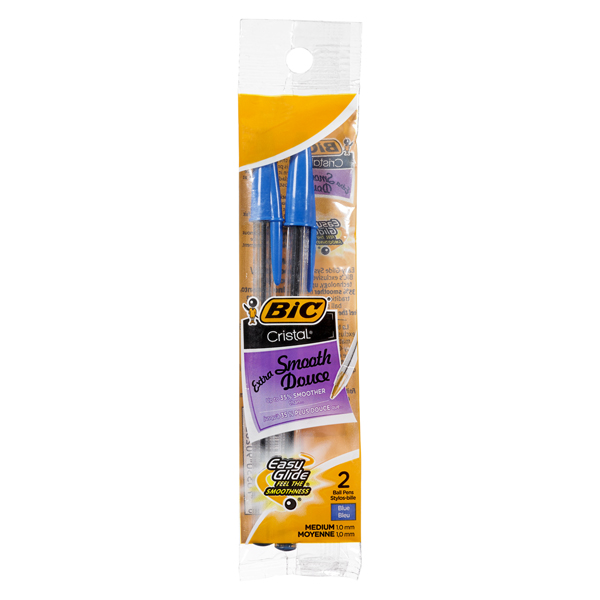 BIC PEN CRYSTAL EXTRA SMOOTH BALL POINT PENS