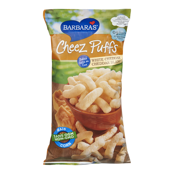 BARBARAS CHEEZ PUFFS BAKED WHITE CHEDDAR